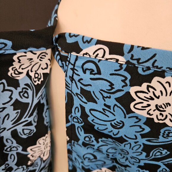 90s R-Wear Rampage Floral Wrap Maxi Skirt - Picture 5 of 10